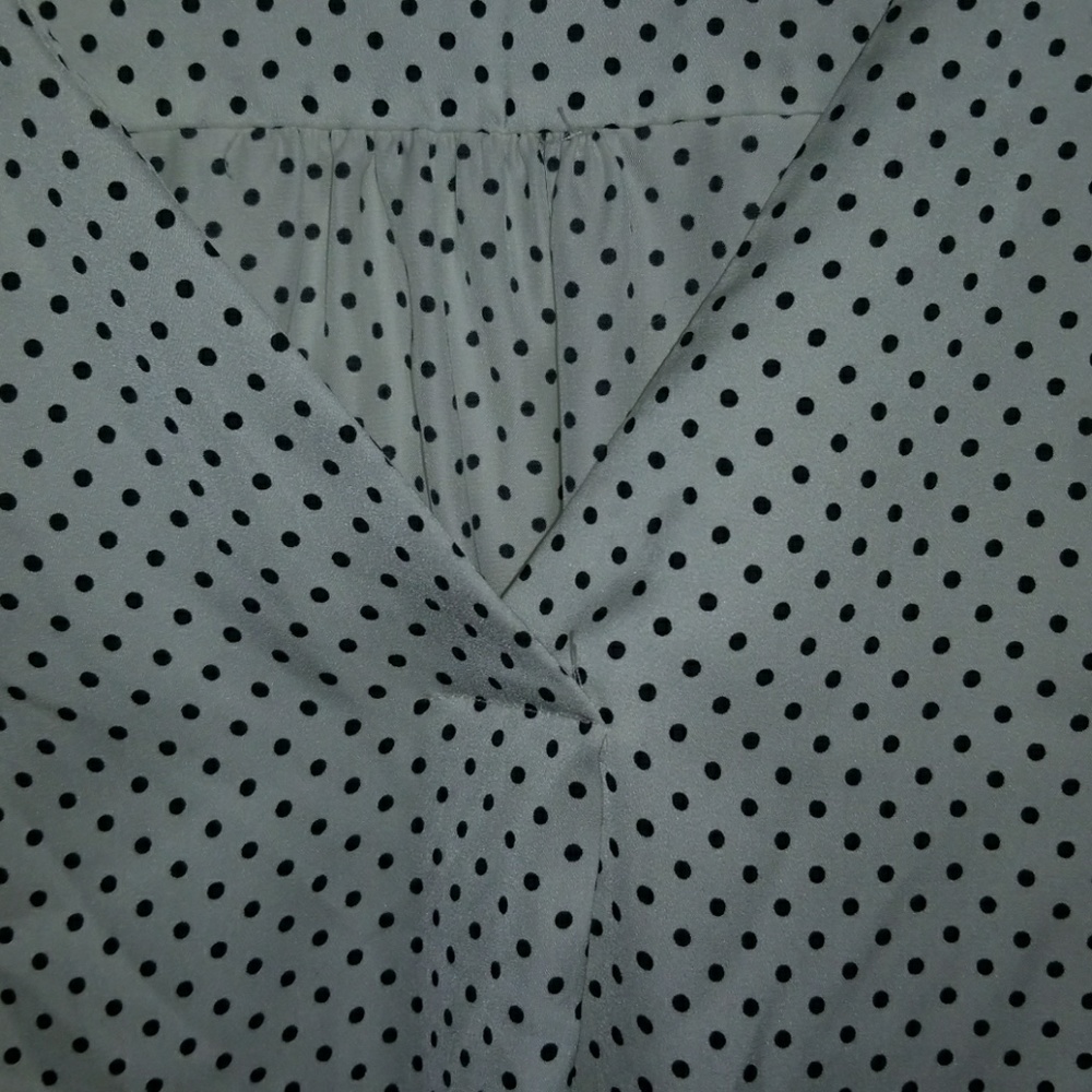 H & M blouse shirt with polka dots!!